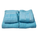 EW Merry Towels Combo 400 GSM - Light Blue 2 Hand Towels + 2 Face Towels