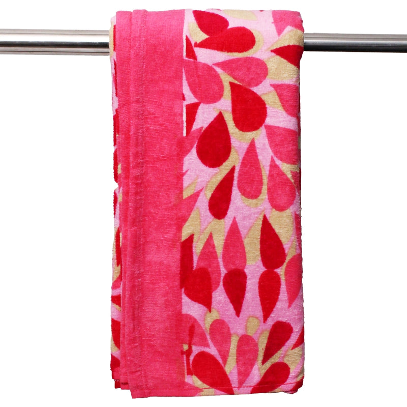 EW Printed Pebbles Collection Bath Towel - Pink - 70x140 cm 1 Unit