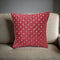 VAA Polka Dots Cushion Cover - Maroon (40x40 cm) 1 Unit