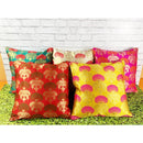 Pink Parrot Polyester Cushion Cover (D2) - 40X40cm - 5 Units 1 Unit