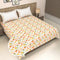 SC 100 % Cotton Double Bedsheet 144 TC (D5) Floral - Yellow (216 X 241.3 cm) 1 Unit