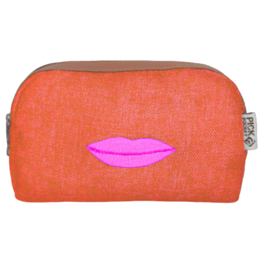 Pick Pocket Polyester Cosmetic Organiser - Orange 1 Unit