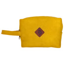 Pick Pocket Suede Makeup Organiser - Yellow 1 Unit