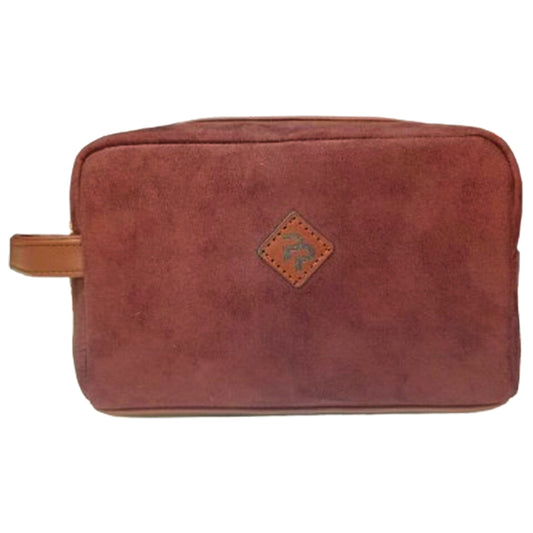 Pick Pocket Suede Organiser Pouch - Brown 1 Unit