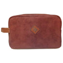 Pick Pocket Suede Organiser Pouch - Brown 1 Unit