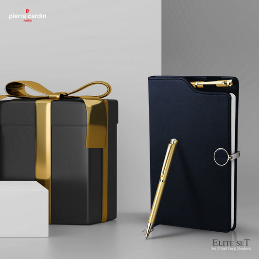 Pierre Cardin Elite Gift Set of Diary in Black Colour & Ball Pen 1 Unit