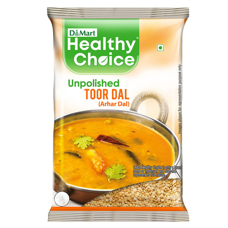 DMart Healthy Choice Unpolished Toor Dal: 1 kg