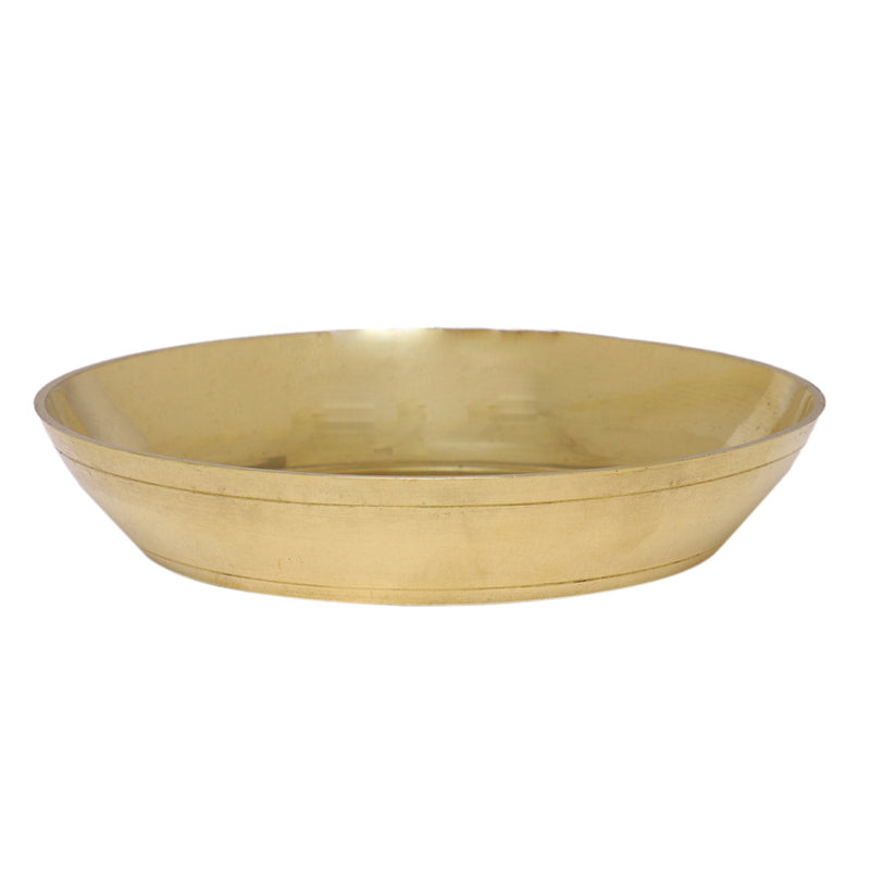 Brass Prasad Plate - Size 2 1 Unit