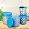 Joyo Storewell Round Container - Blue 4 Containers