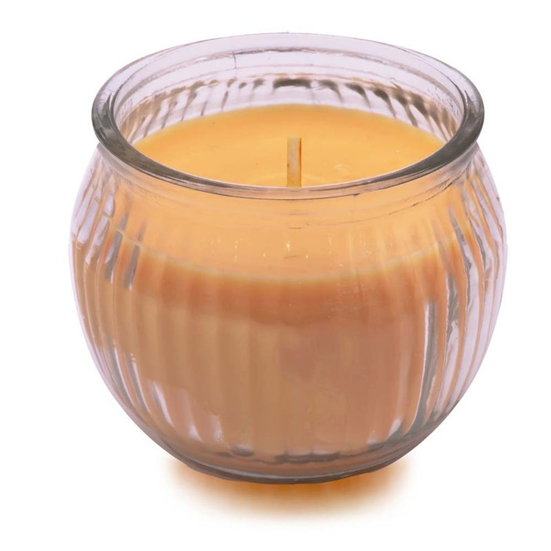 Iris Ribbed Jar Candle - Mango Sorbet 1 Unit