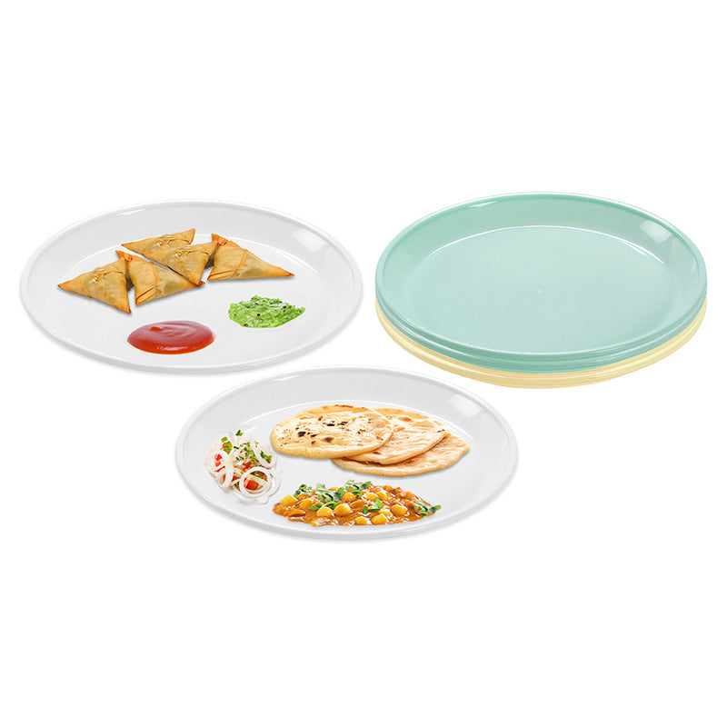 ALL Time Treats Plate - Custard White Soft Mint 6 Piece