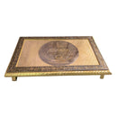 SE Wooden Golden Heavy Aasan 12x18 cm