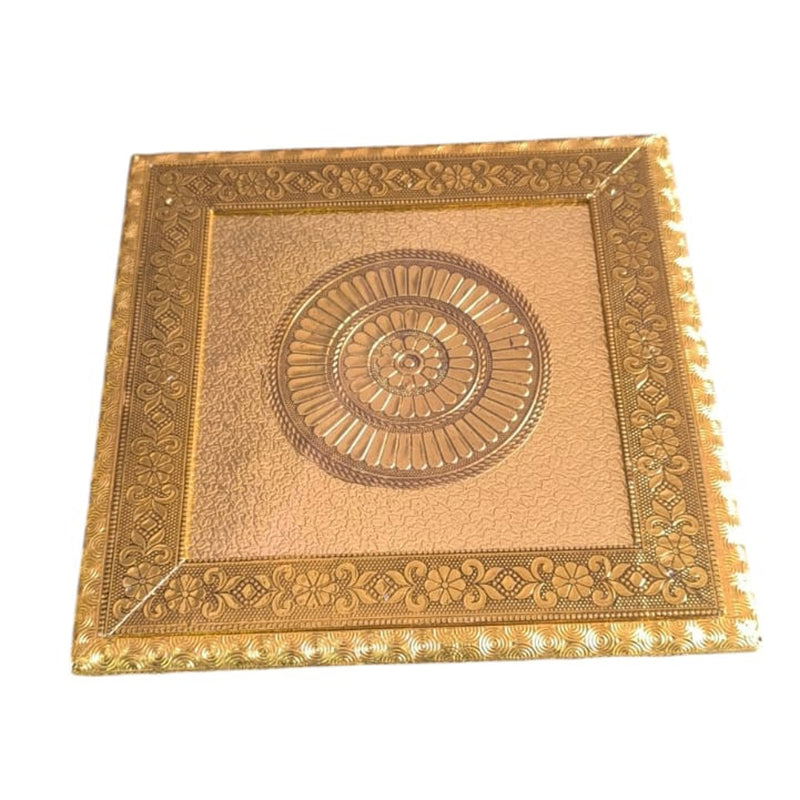 Se Wooden Golden Heavy Bajot 10x10 cm