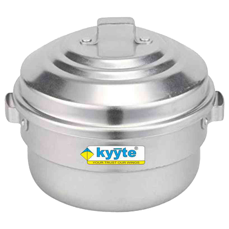 KYYTE Aluminium Anodized 12 Idli Maker Pot - Silver 1 U