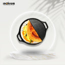 Macclite Cast Ironium Induction Base Dosa Tawa - Black 30 cm