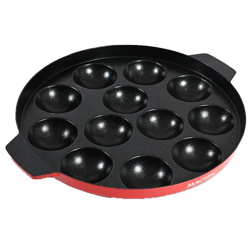 KYYTE Alpha Non - Stick Aluminium Appam 12 Kulis Kaan - Black 1 U