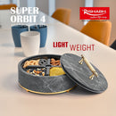 Rishabh Super Orbit 4 Multipurpose Container (Dry Fruits Box) - Grey 1 Unit