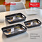 Rishabh Victoria Premium Serving Tray Set - Black Set of 3