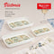 Rishabh Victoria Premium Serving Tray Set - White Set of 3