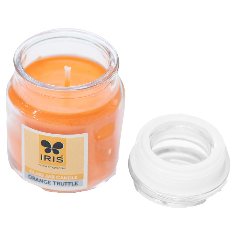 Iris Yankee Glass Jar Candle Orange Truffle Orange Truffle