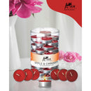 Pan Aromas Scented Tealight Candle Apple & Cinnamon 45 Pieces