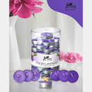 Pan Aromas Scented Tealight Candle Fresh Lavender 45 Pieces