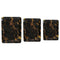 Gold Fish Pebble Melamine Tray Set (D-106) Set of 3