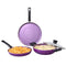 Wonderchef Tivoli Cookware Set - Purple Set of 4