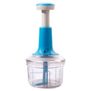 Wonderchef Glory Push Chopper - Blue 800 ml