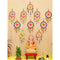 Ecraftindia Gota Patti Bangle & Bells Decorative Wall Door Hangings Set Of 10