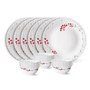 Larah By Borosil Dinner Set (Thali Set) Verona - 18 Pieces 1 Unit