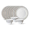 Larah By Borosil Dinner Set (Thali Set) Classic - 18 Pieces 1 Unit