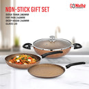 Nidhi Omega Non Stick Set - Golden (Set Of 4) 1 Unit