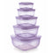 Mastercook Malta Square Storage Container - Purple (5 Pieces) 1 Unit