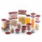 Mastercook Multipurpose Storage Container - Maroon (19 Pieces) 1 Unit