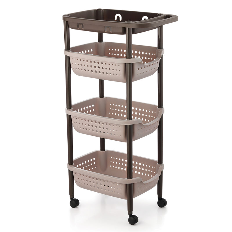 Mastercook Mexico 3 Layer Storage Rack - Beige 1 Unit