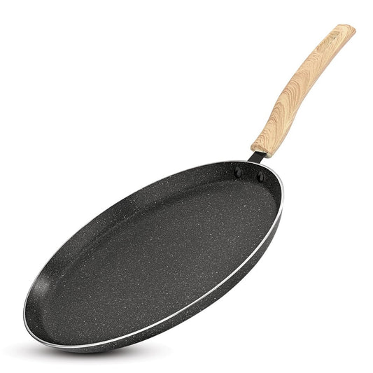 Bergner Non-Stick Induction Base Earth Tawa - Black (28 cm ) 1 Unit