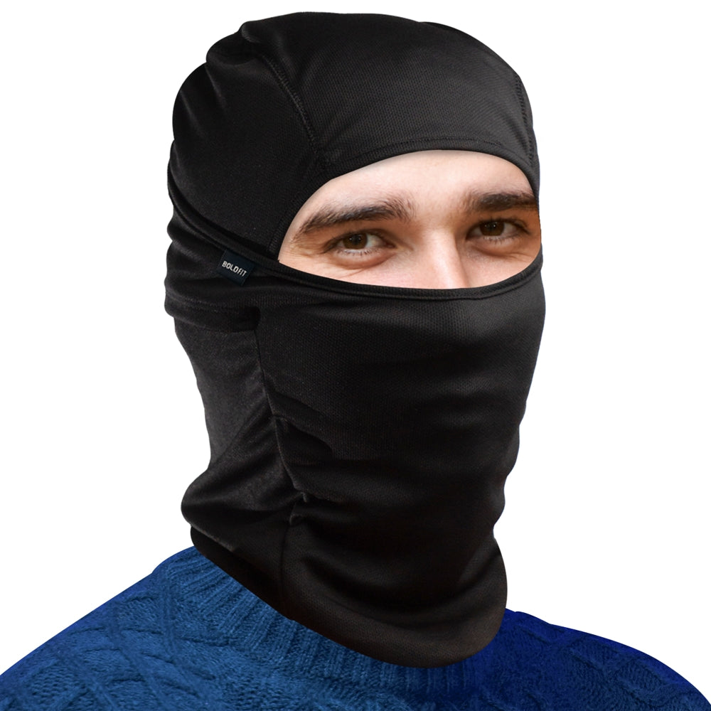 Boldfit Full Face Mask Balaclava Bike Riding Accessories - Black 1Unit