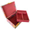 Karv Lockable Printed Faux Leather Jewellery Box - Medium (Pink) 1 Unit