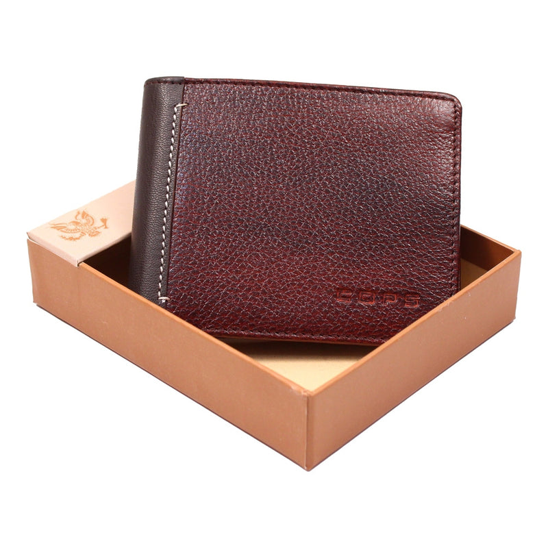 Cops Leather Wallet - Brown (29) 1 Unit