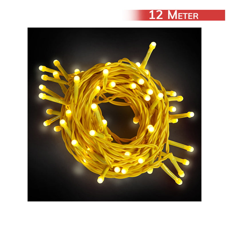 Ecolink StarGlow LED String Light - Yellow 12 Meter