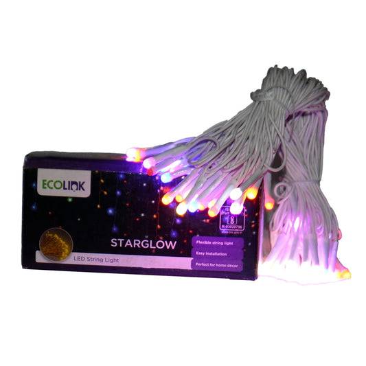 Ecolink StarGlow LED String Light - 10 Meters Multi Colour