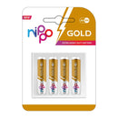 Nippo 3DG Gold AA Battery 4 Units