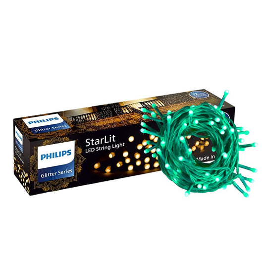 Philips 6W 72 LED StarLit String Light (Green) - 12 Meter 1 Unit