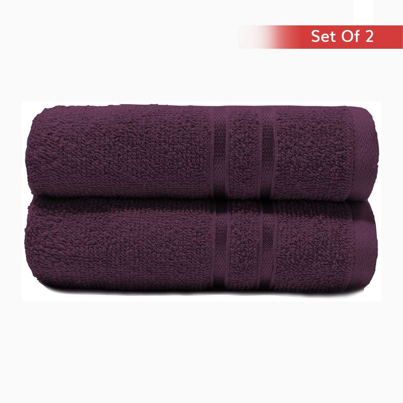 Trident CL Hand Towel 400 GSM (Black Currant) - 40x60 cm 2 Towels