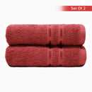 Trident CL Hand Towel 400 GSM (Tango Tomato) - 40x60 cm 2 Towels