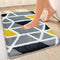 Roseate Mosaic Microfibre Bath Mat (P1) - Grey 40x60 cm