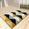 Roseate Pyramid Microfibre Bath Mat (P1) - Beige 40x60 cm