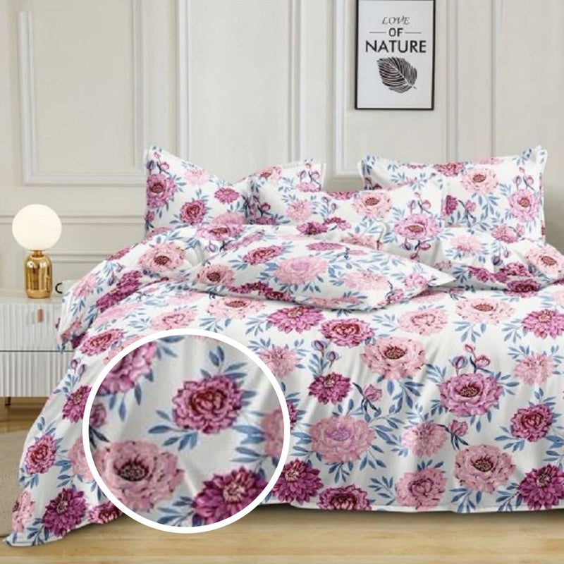 VAA Single Micro Comforter Big Floral - Multicolour 137 x 218 cm