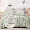 VAA Single Micro Comforter Floral - Green 137 x 218 cm